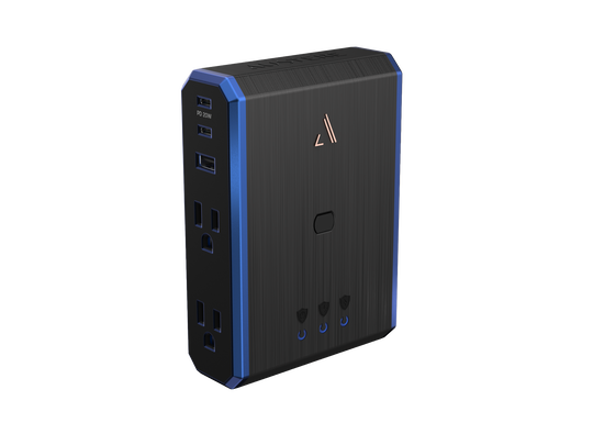 V Series Power 4-Outlet Surge Protector and Charger, , dynamic