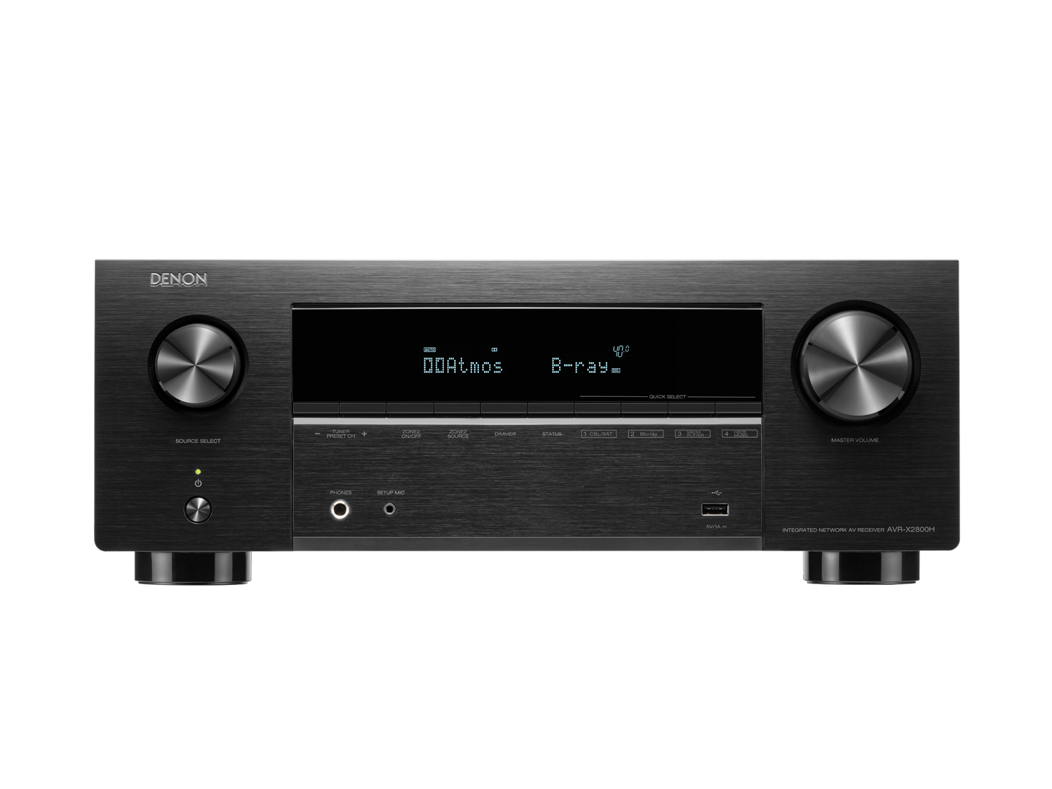 AVR-X2800H, Black, dynamic