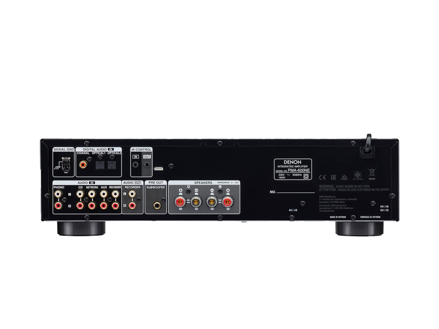 PMA-600NE, Black, dynamic