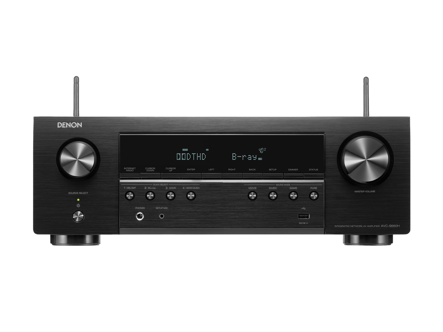 AVC-S660H, Black, dynamic
