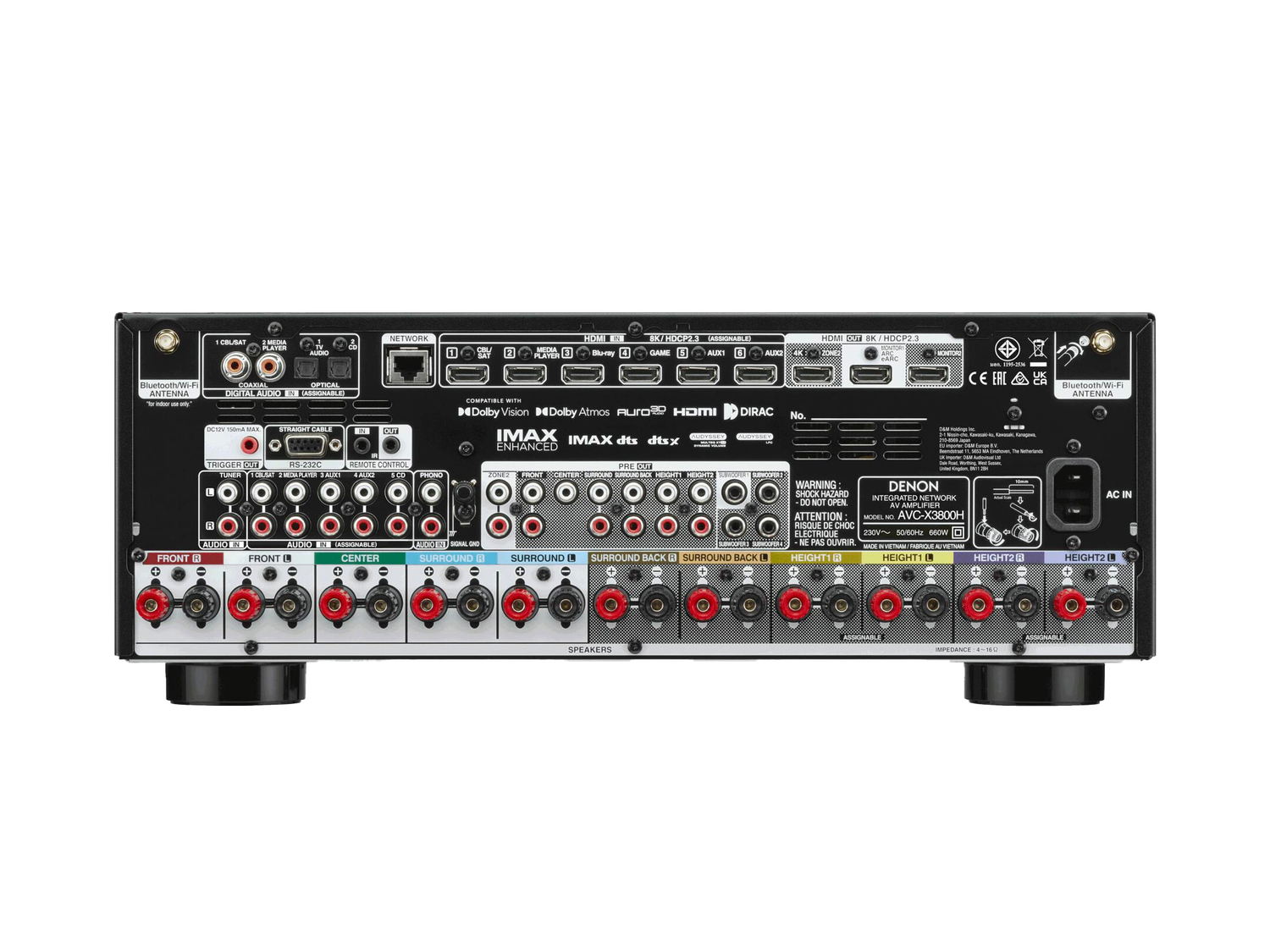 AVC-X3800H, Black, dynamic