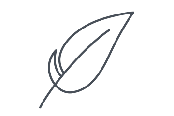 A feather icon