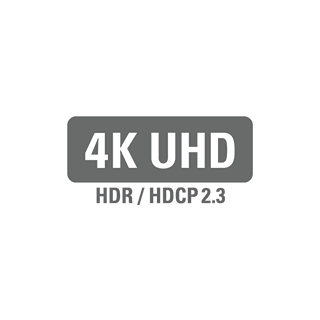 Works with 4K Ultra HD